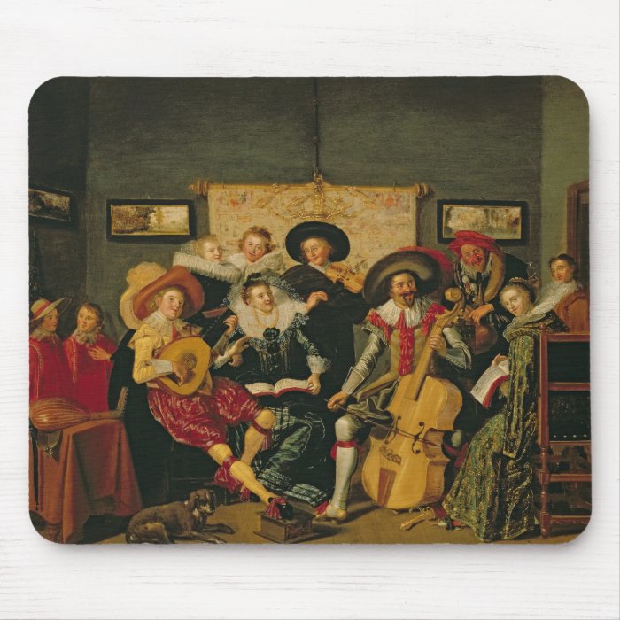 A Musical Party, c.1625 Mouse Pads