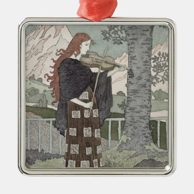 A Musician Metal Ornament (Front)