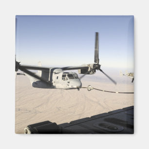 A MV-22 Osprey refuels midflight Magnet