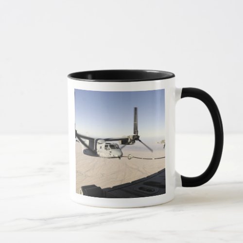 A MV_22 Osprey refuels midflight Mug