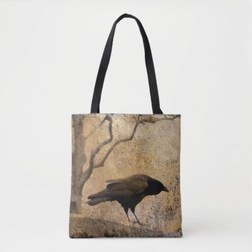 A Mysterious Raven Tote Bag