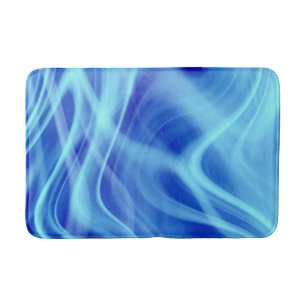 A Mystical Blue Fog  Bath Mat