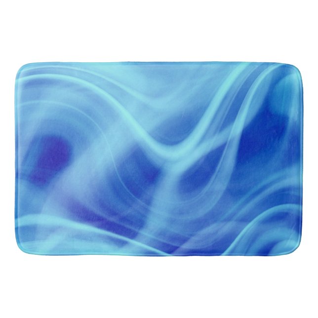 A Mystical Blue Fog  Bath Mat (Front)