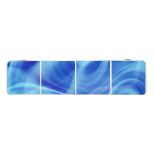 A Mystical Blue Fog Beer Pong Table