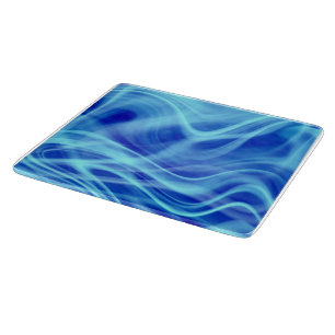 A Mystical Blue Fog Cutting Board