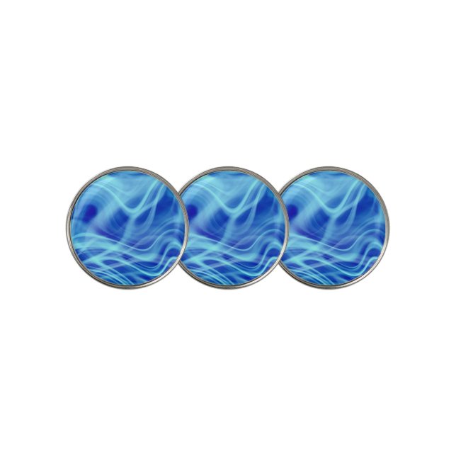 A Mystical Blue Fog  Golf Ball Marker (3 Up)