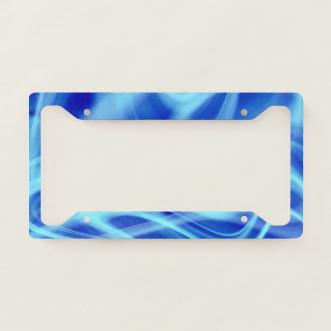 A Mystical Blue Fog  License Plate Frame (Front)