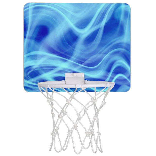 A Mystical Blue Fog  Mini Basketball Hoop (Front)