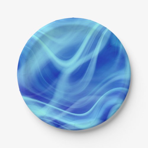 A Mystical Blue Fog  Paper Plates