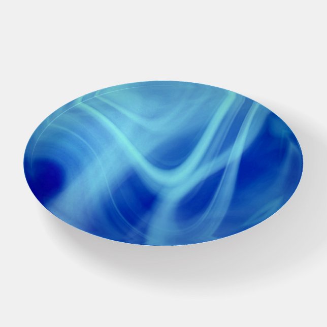 A Mystical Blue Fog  Paperweight (Front)