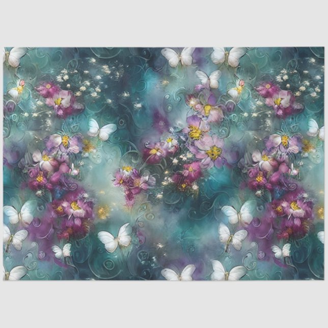 A Mystical Butterfly Series Design 10 Tissue Paper (Front)