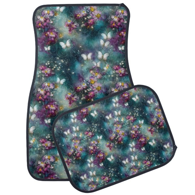 A Mystical Butterfly Series Design 11 Car Floor Mat (Set)