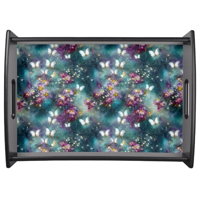 A Mystical Butterfly Series Design 11 Serving Tray (Front)