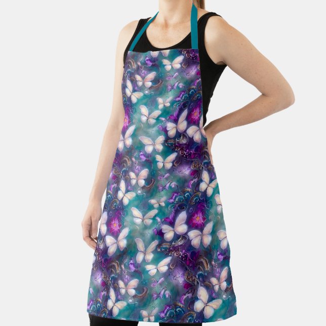 A Mystical Butterfly Series Design 1 Apron (Insitu)