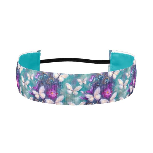 A Mystical Butterfly Series Design 1 Athletic Headband (Front)