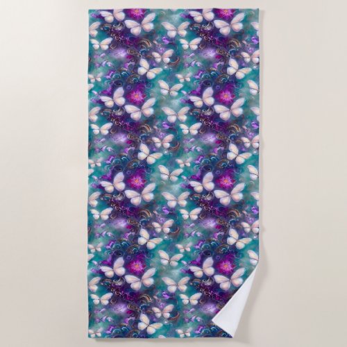 A Mystical Butterfly Series Design 1 Beach Towel