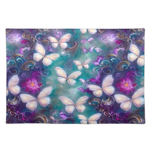 A Mystical Butterfly Series Design 1 Cloth Placemat