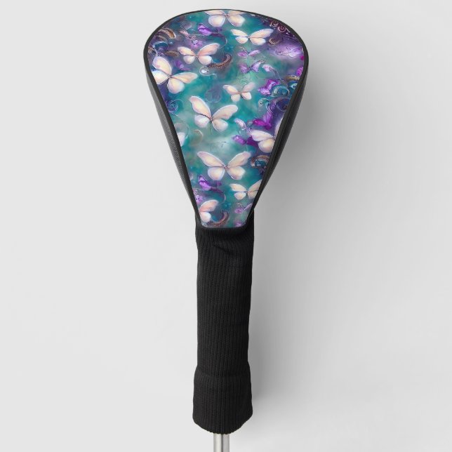 A Mystical Butterfly Series Design 1 Golf Head Cover (Front)