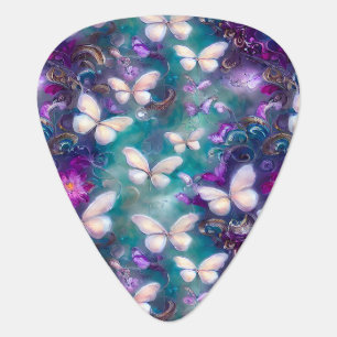 A Mystical Butterfly Series Design 1 Guitar Pick