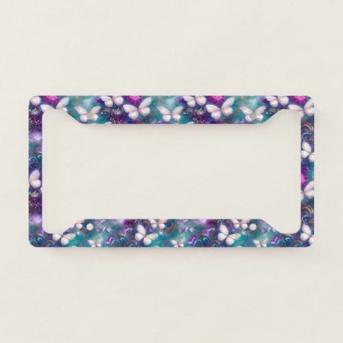 A Mystical Butterfly Series Design 1 License Plate Frame