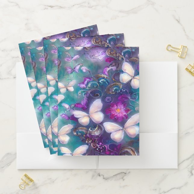 A Mystical Butterfly Series Design 1 Pocket Folder (In Situ)