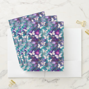 A Mystical Butterfly Series Design 1 Pocket Folder
