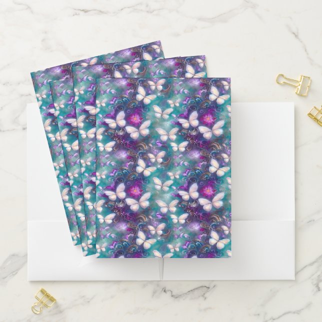A Mystical Butterfly Series Design 1 Pocket Folder (In Situ)