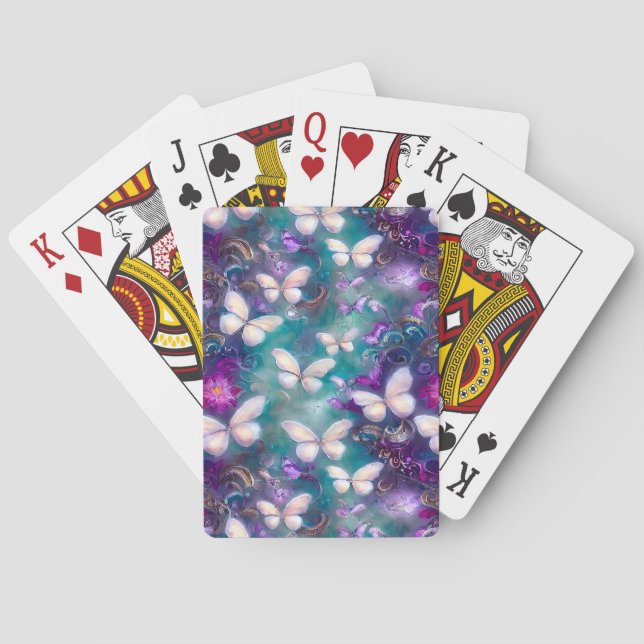 A Mystical Butterfly Series Design 1 Poker Cards (Back)