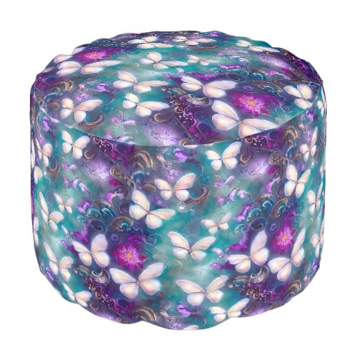 A Mystical Butterfly Series Design 1 Pouf