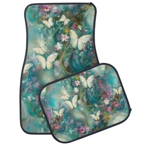 A Mystical Butterfly Series Design 3 Car Floor Mat