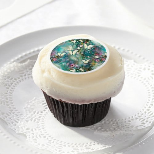 A Mystical Butterfly Series Design 3 Edible Frosting Rounds