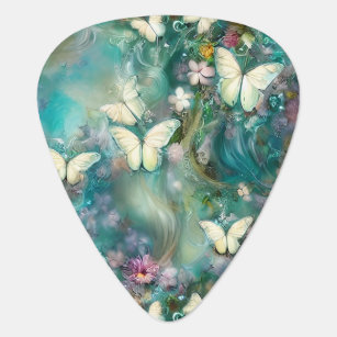 A Mystical Butterfly Series Design 3 Guitar Pick