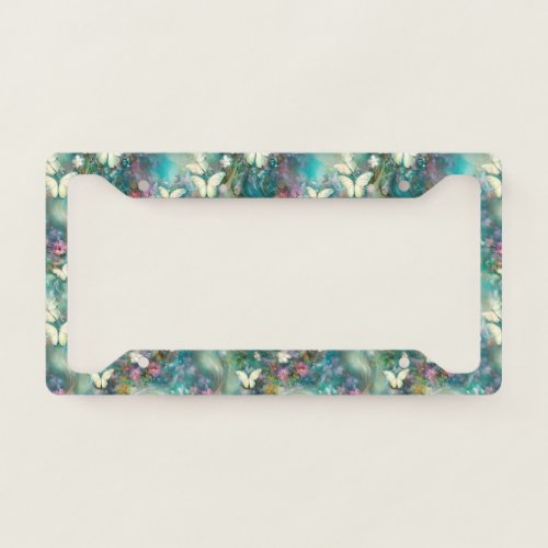 A Mystical Butterfly Series Design 3 License Plate Frame