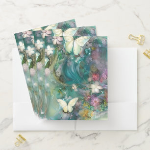 A Mystical Butterfly Series Design 3 Pocket Folder