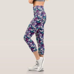 A Mystical Butterfly Series Design 5 Capri Leggings