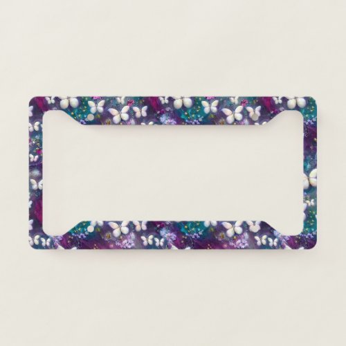 A Mystical Butterfly Series Design 5 License Plate Frame