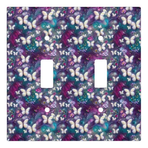 A Mystical Butterfly Series Design 5 Light Switch Cover