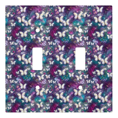 A Mystical Butterfly Series Design 5 Light Switch Cover