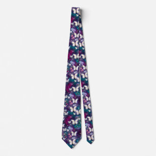 A Mystical Butterfly Series Design 5 Neck Tie