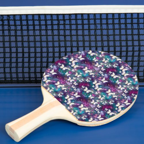 A Mystical Butterfly Series Design 5 Ping Pong Paddle