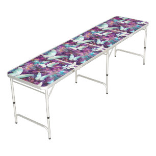 A Mystical Butterfly Series Design 7 Beer Pong Table
