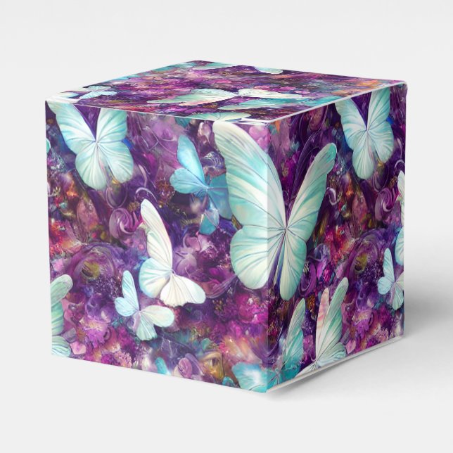 A Mystical Butterfly Series Design 7 Favor Boxes (Front Side)