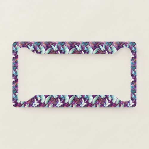 A Mystical Butterfly Series Design 7 License Plate Frame