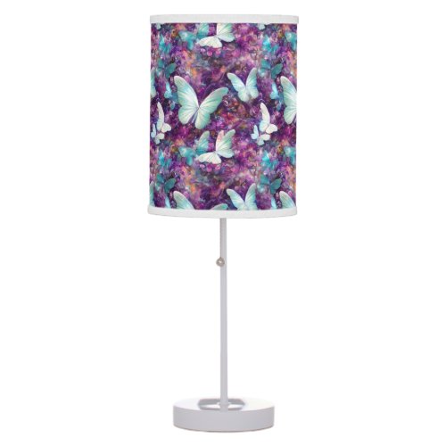 A Mystical Butterfly Series Design 7 Table Lamp