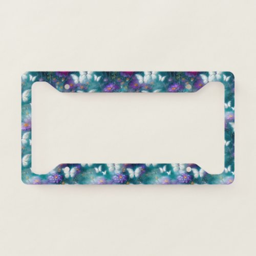A Mystical Butterfly Series Design 9 License Plate Frame