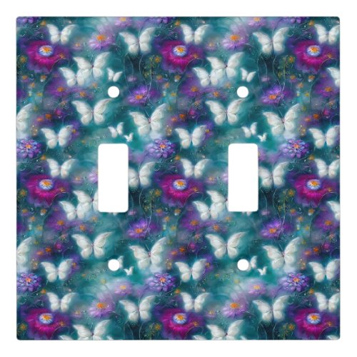 A Mystical Butterfly Series Design 9 Light Switch Cover