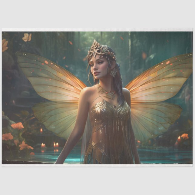 A Mystical Fairy Series Design 1 Tissue Paper (Front)