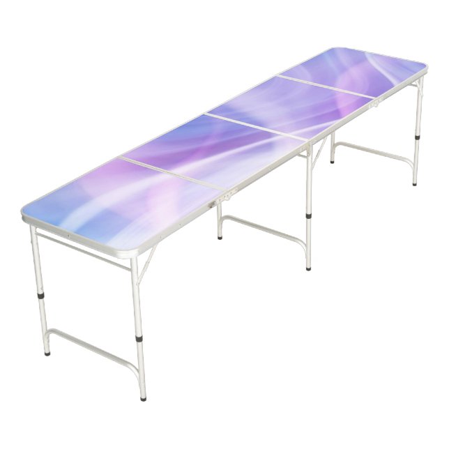 A Mystical Pastel Fog  Beer Pong Table (Angled)