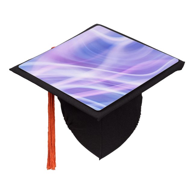 A Mystical Pastel Fog  Graduation Cap Topper (Angled)