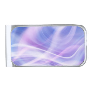 A Mystical Pastel Fog Silver Finish Money Clip